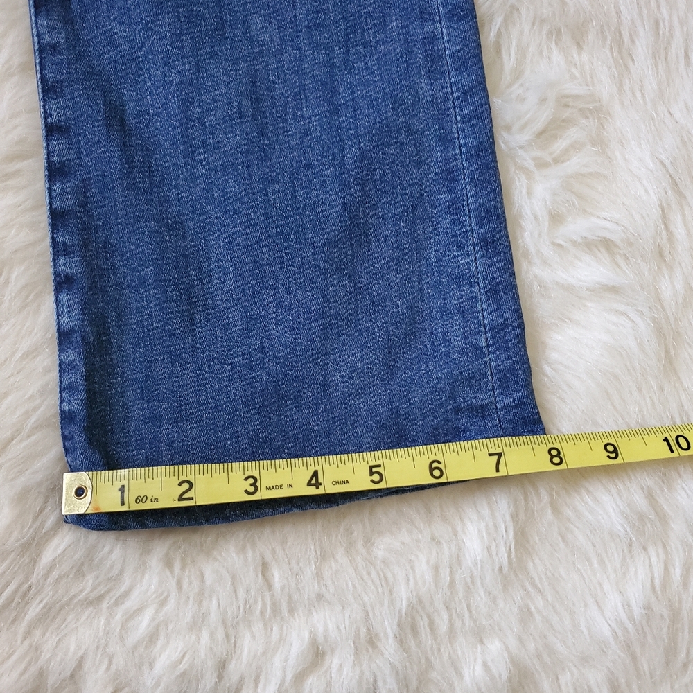 Frame Le Crop Mini Boot Jeans In Kinley Wash Size 29 SHORT - Picture 12 of 12